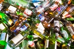glass bottles
