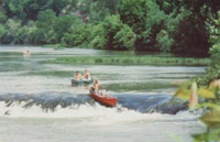 Canoists on Arkansas' Spring River