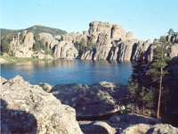 Sylvan Lake in South Dakota